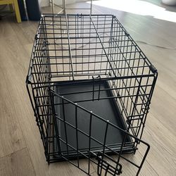 X small dog crate 18” single door