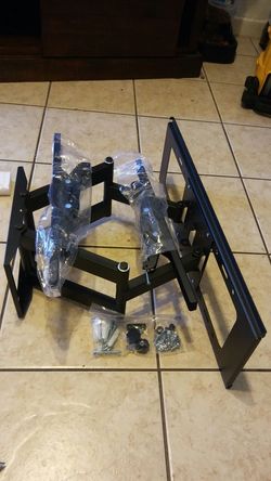TV wall mount swim heavy-duty two arms fit 22-80 in also we do installation for $50