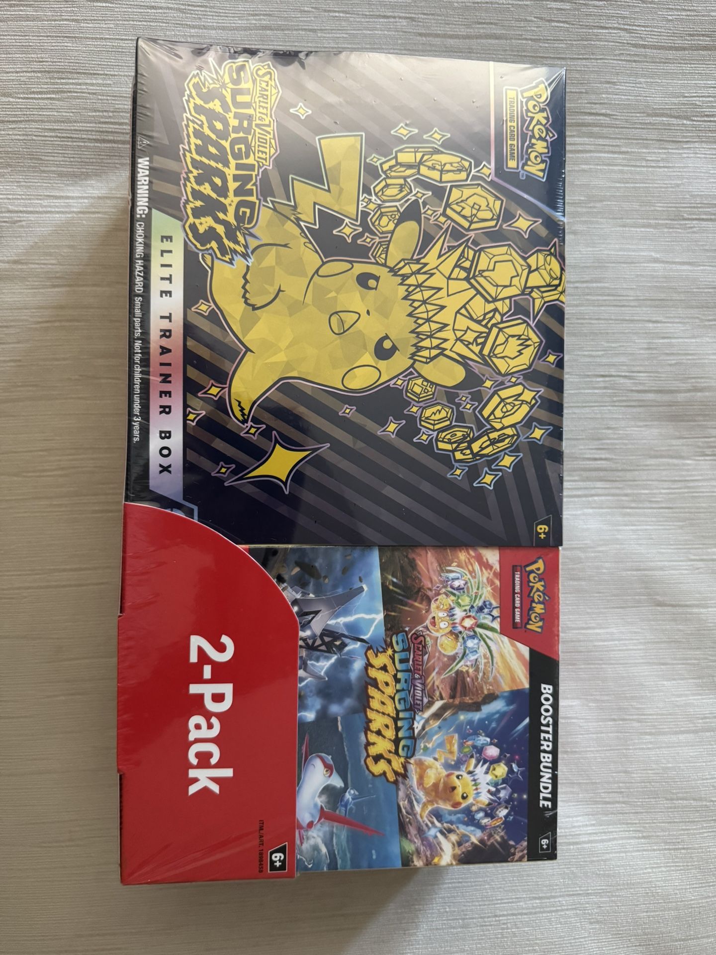 Pokemon TCG Surging Sparks ETB & Booster Bundle 
