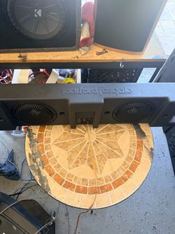 Mini Fosgate dual 6.5” sub box