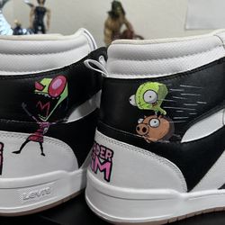 Invader Zim Custom Hand Paint Sneakers