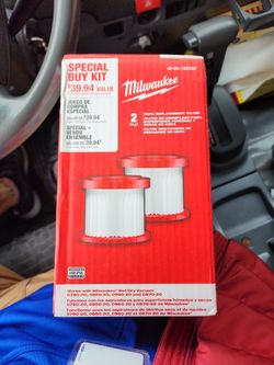 Milwaukee HEPA AIR FILTERS (2)