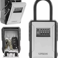 Key Lock Box Extra Large Capacity w/Resettable Code Waterproof WallMount Durable 
