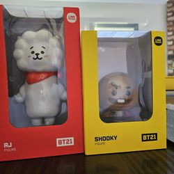 New BTS-BT21 RJ and Shooky 