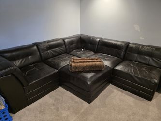 FREE Bob's Leather Sectional