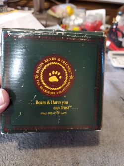 Boyds Bears & Friends Bearstone Collection Box