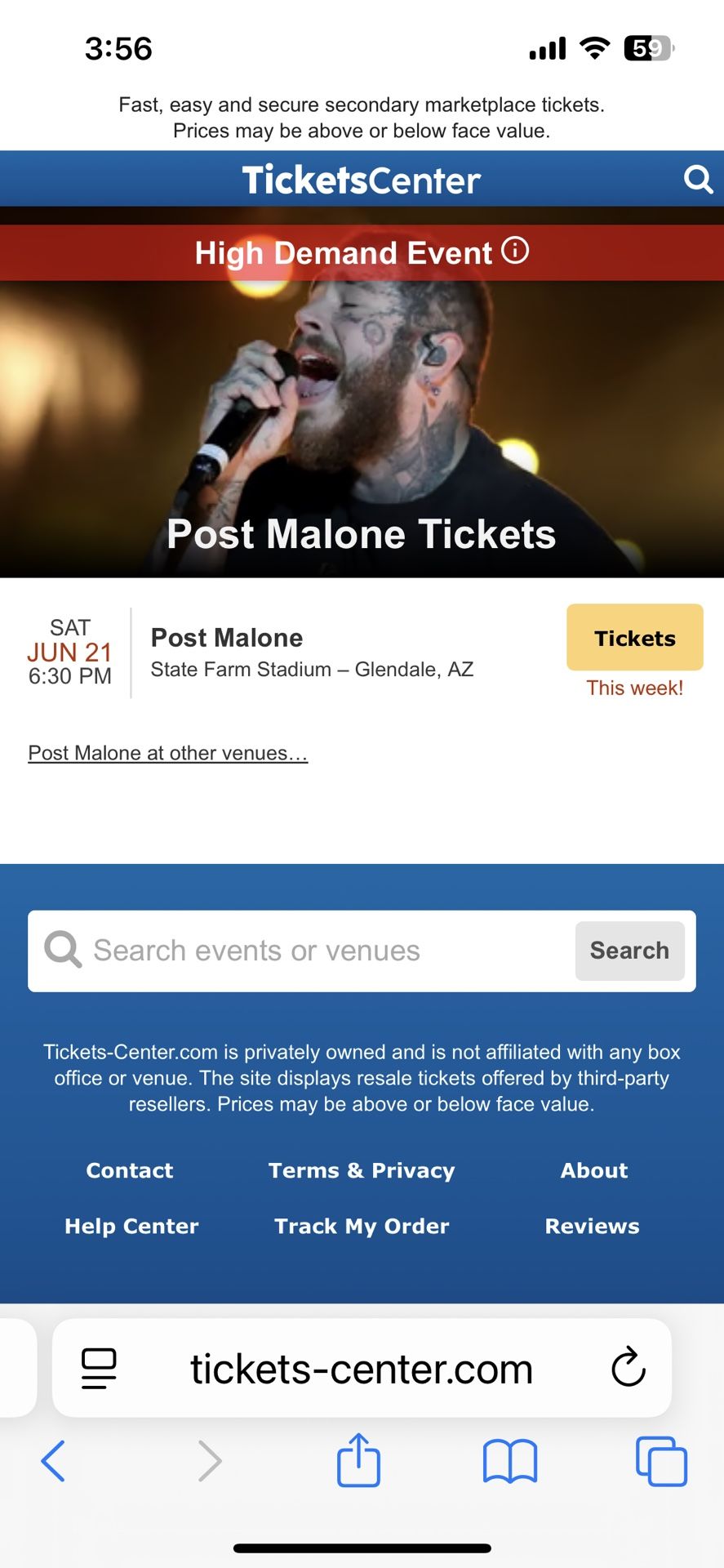 Post Malone tickets