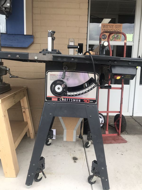 Craftsman 10” table saw for Sale in Lowellville, OH - OfferUp