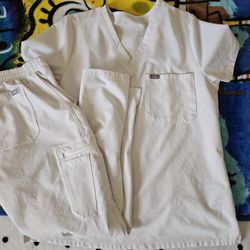 Figs Scrubs White Medium 