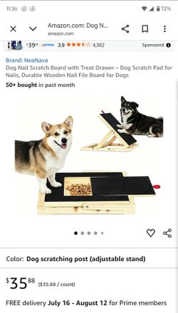 Dog scratch board