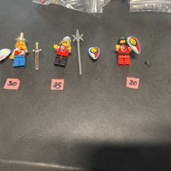 Vintage Lego Castle Minifigures - Sold Individually