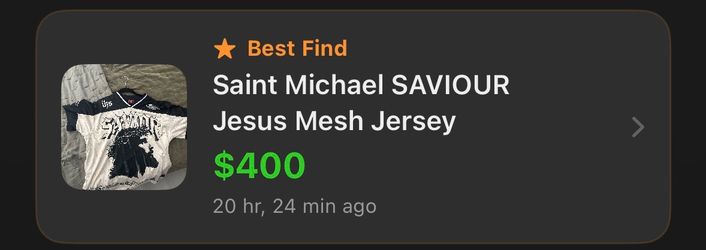 Saint Michael saviour Jesus mesh jersey