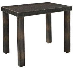 Patio Outdoor 6 Person Dining Table Brown