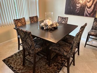 High top table with chairs