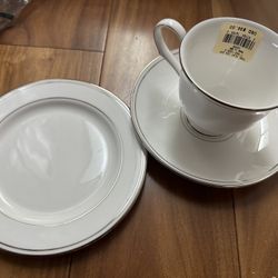 Lenox Federal Platinum Tea Set