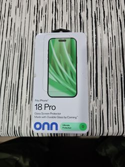 Onn Glass Screen Protector for iPhone 18 Pro