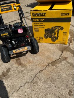 Dewalt pressure washer 3600 psi