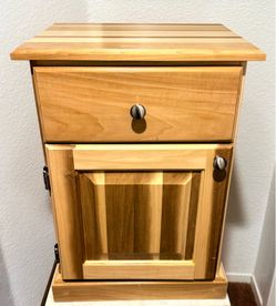 Wooden nightstand