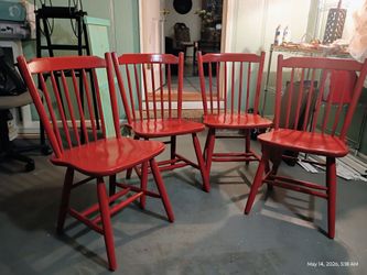 4 Farmhouse Kitchen Chairs