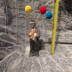 Vintage Flambro Emmett Kelly Jr. Limited Edition Musical Clown Figurine