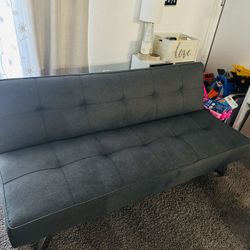  Serta Rane Convertible Sofa Bed, Charcoal