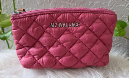 MZ Wallace Raspberry Crosby Frame Cosmetic Bag