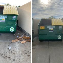 Trash pad cleaning service 