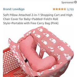 Love & Go 2-1 Highchair/ Cart Cover With Pillow