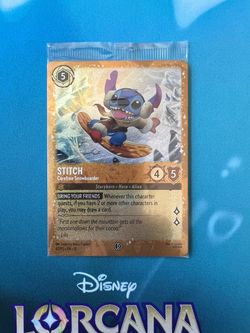 Disney Lorcana TCG (Stitch - Carefree Snowboarder, Epic) Make an Offer!