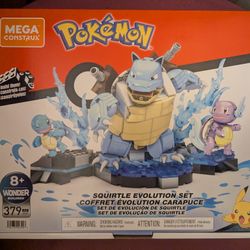 Mega Construx Pokemon Squirtle evolution set