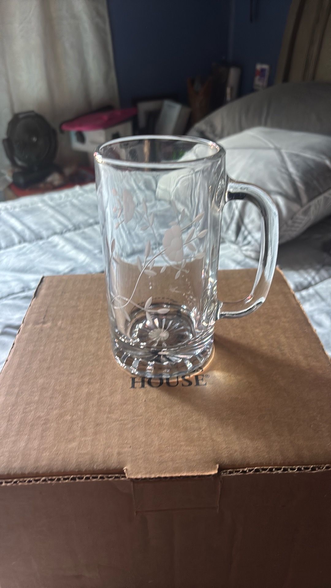 4 Count princess house beer cups