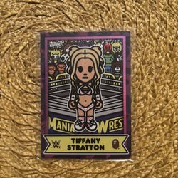 Tiffany Stratton Baby Milo - 2025 Topps WWE x Bape Purple Camo SSP