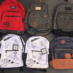 Jansport backpack really cool rare style backpacks sample models Skip Yowell. $60 each firm