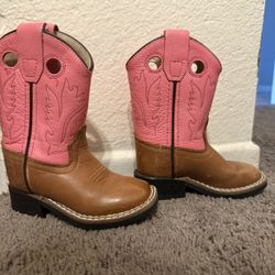 Girls Toddler Pink Boots 