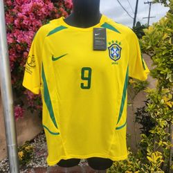 Brasil Home Ronaldo Soccer Jersey 2002