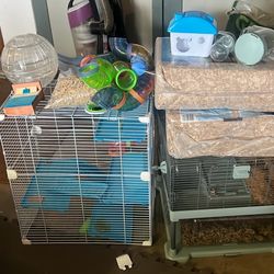 Hamster Cage With All Accessories 
