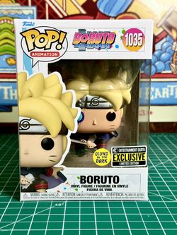 Funko Pop Boruto 1035 Naruto Next Gen: Glow In The Dark Entertainment Earth Exclusive