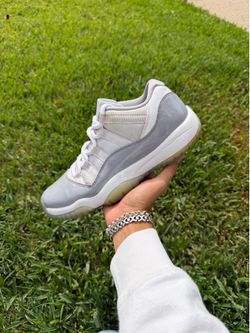 Jordan 11 Low GS “Cement Grey” Size 6Y/7.5W