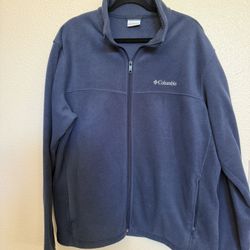 Columbia Men’s XL Fleece Jacket Navy 