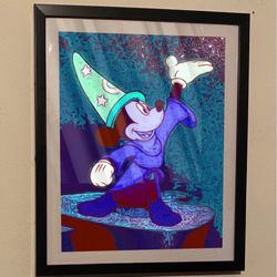Custom Art Piece Of Mickey Mouse Sorcerer’s Apprentice