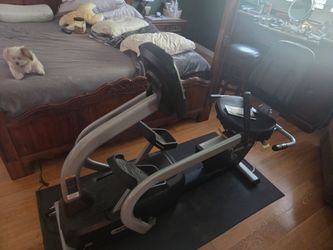 Spirt recumbent stepper