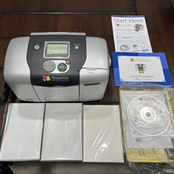 Epson PictureMate B271A Personal Photo Lab + Paper & Manuals (Powers On/Error)