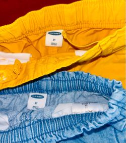 Old Navy 2T Yellow & Blue Shorts