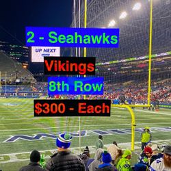 Seahawks Vikings Tickets