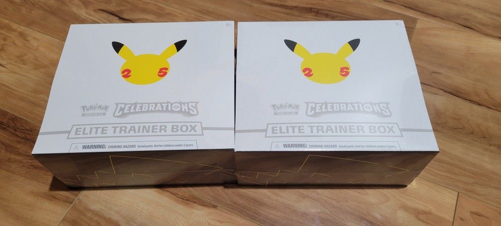 Brand New Unopened Pokémon Celebrations Elite Trainer Box