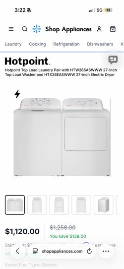 highpoint washer and dryer