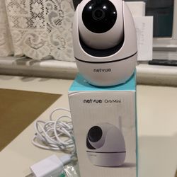  Netvue Orb Mini Home Security Camera  Indoor Security Wifi Cameras Baby Monitor for Baby/Nanny/Pet/Dog,360°Motion Detection,Two Way Audio,1080P HD Vi