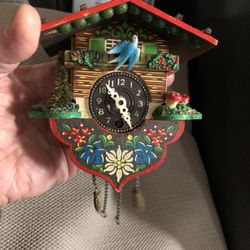 J. Hauser Germany Small 5x4” Clock