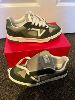 Vans Low-Top Sneakers Green and White