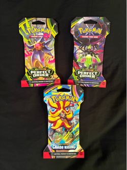 Pokemon 3 pack lot